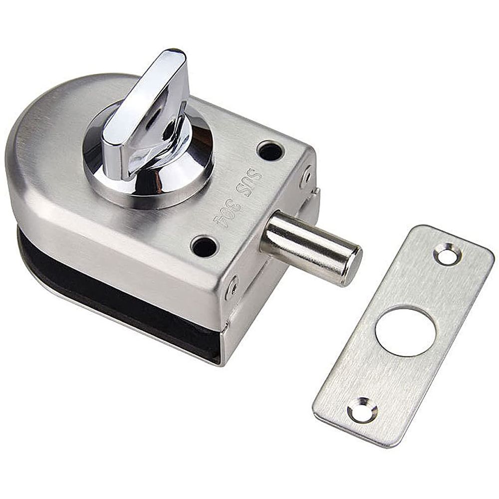 Home Bathroom Lock - Замок-защелка для стеклянных дверей и ворот: