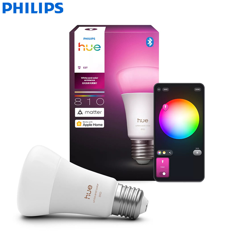 Philips Bulb Hue - Philips Hue E27 A60 810LM Умная