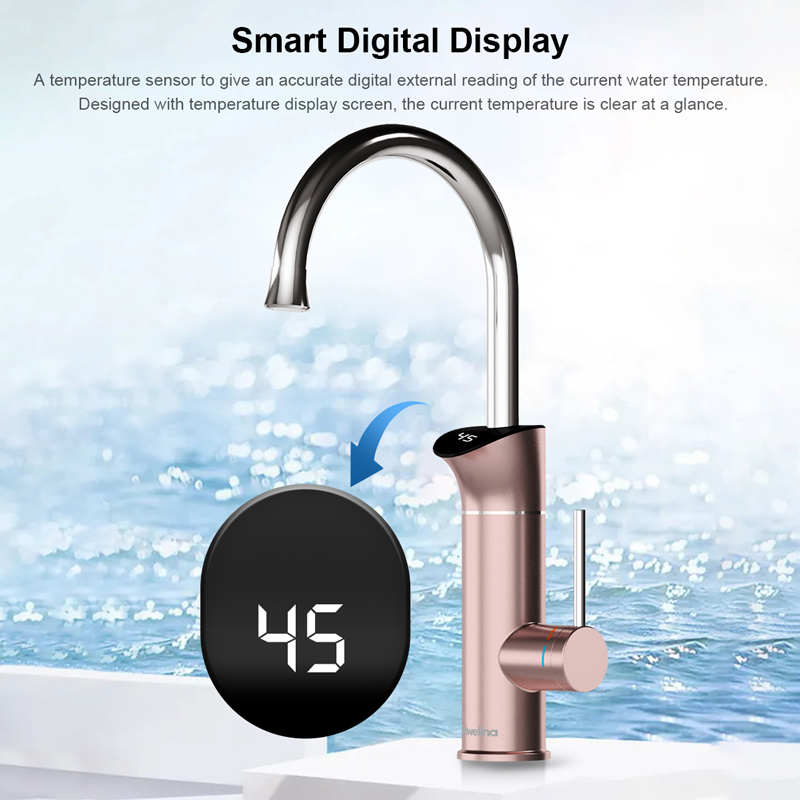 Home Bathroom Water Heater - Электрический водонагреватель Briwellna 220В, мгновенный нагрев