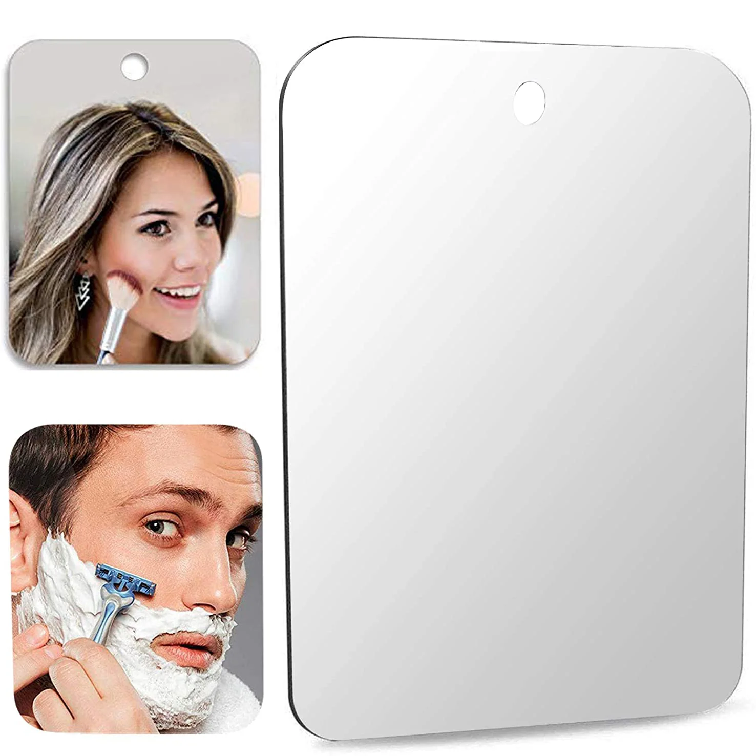 Shaving Mirror Suction - Акриловое настенное зеркало на присоске, небьющееся