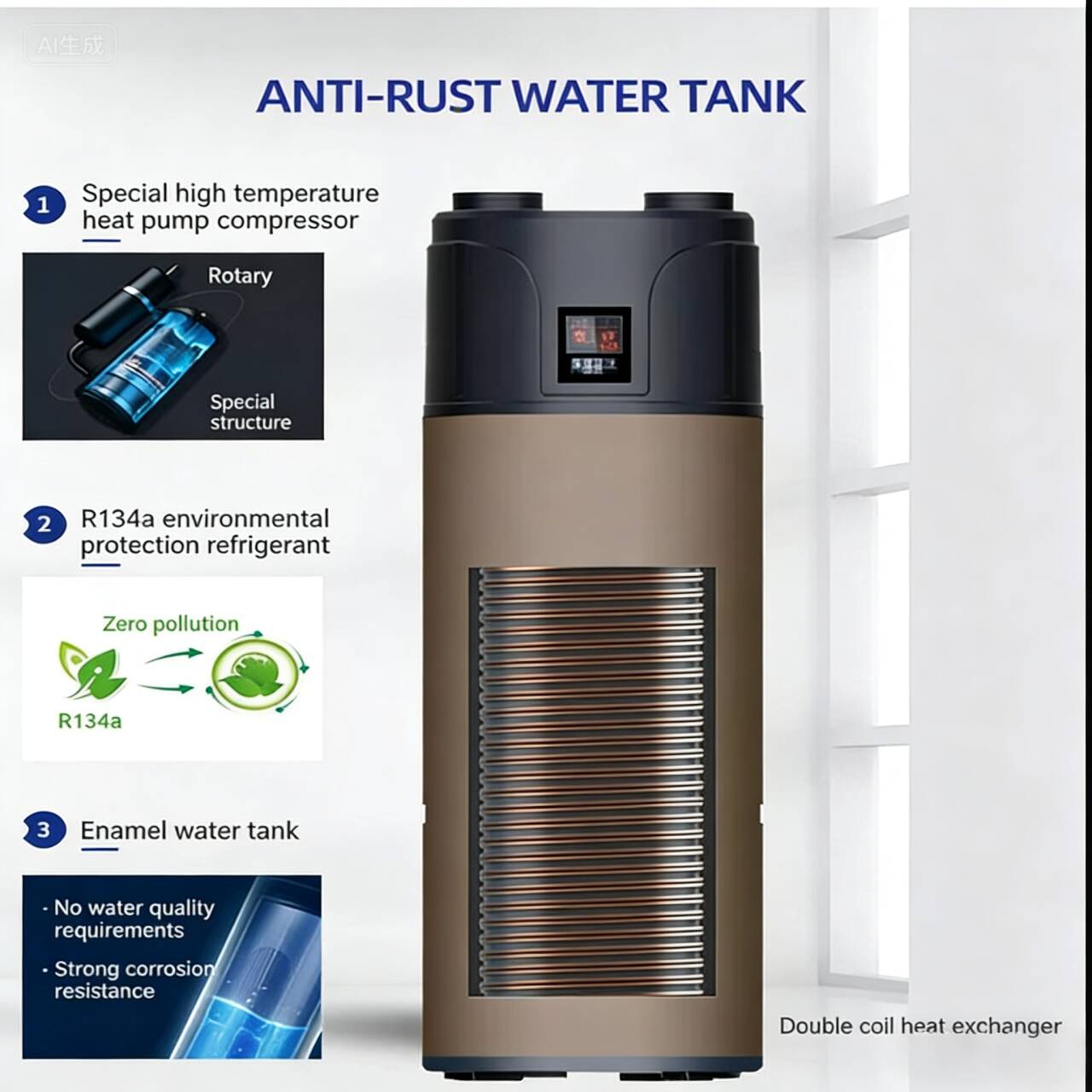 Универсальный тепловой насос-в – обзор и цена Home Bathroom Water Heater