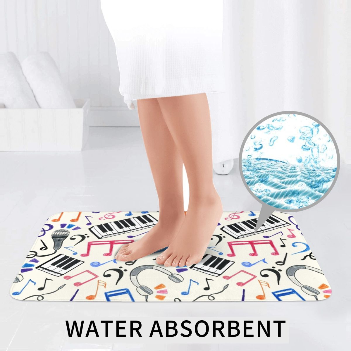 Good Beats - музыкальные ноты  – обзор и цена Home Goods Bathroom Sets