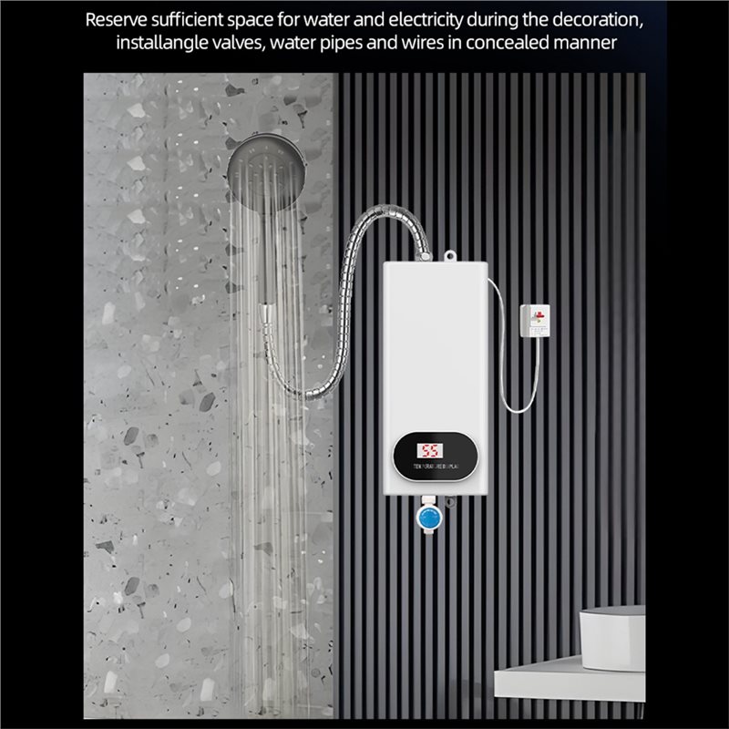 [UPUP] Электрический проточный – обзор и цена Home Bathroom Water Heater