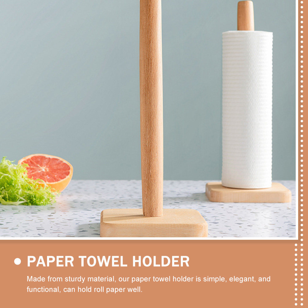 Деревянный держатель для бумаж – обзор и цена Home Bathroom Paper Towel Holder