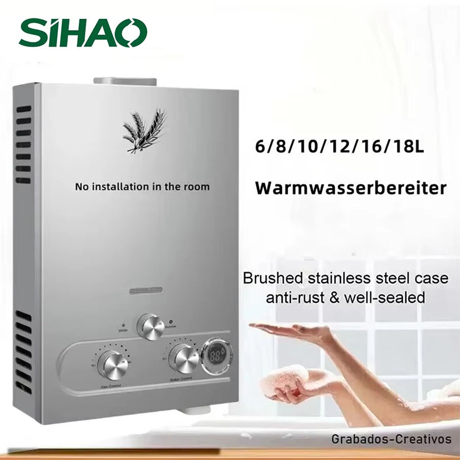 SIHAO 12L 16L 18L GPM LPG Газ  – обзор и цена Home Bathroom Water Heater