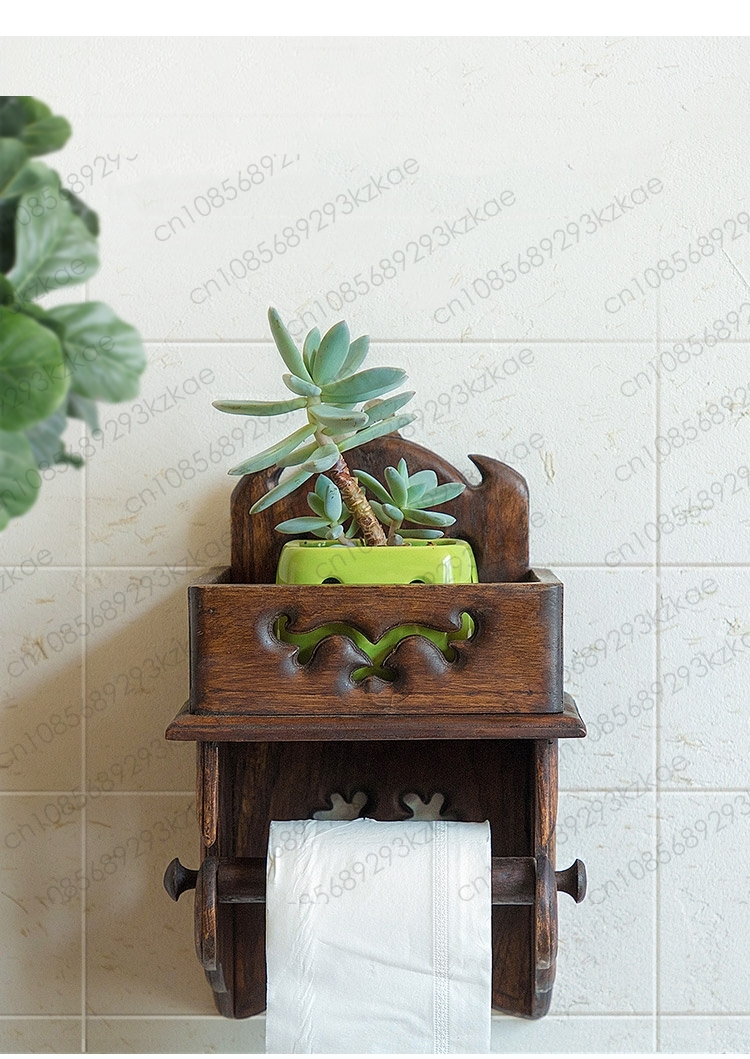 Деревянный держатель для бумаж – обзор и цена Home Bathroom Paper Towel Holder