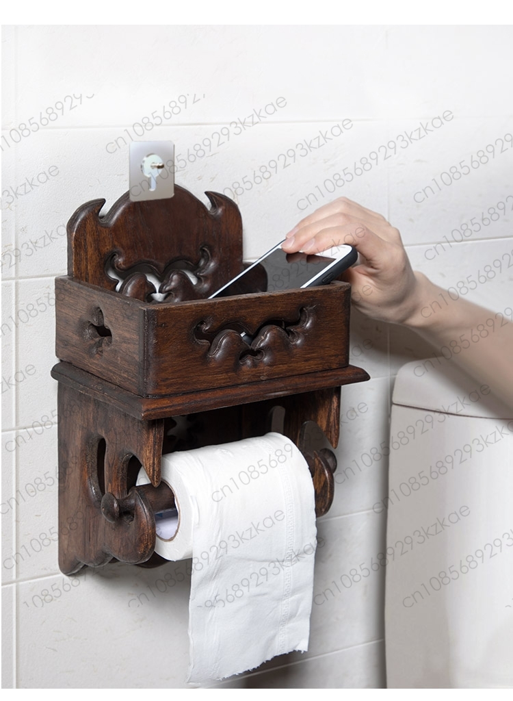 Деревянный держатель для бумаж – обзор и цена Home Bathroom Paper Towel Holder
