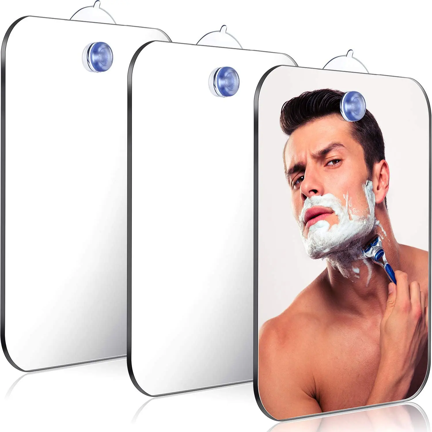 Акриловое настенное зеркало на – обзор и цена Shaving Mirror Suction