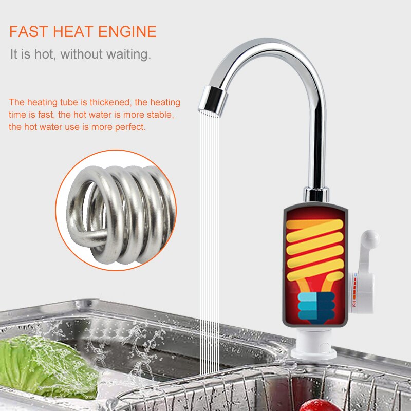 Электрический новейший проточн – обзор и цена Home Bathroom Water Heater